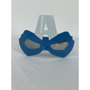 Captain America Novelty Sunglasses Blue/White Superhero Mask Costume Accessory